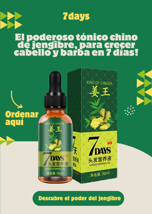 7 DAYS, TÓNICO DE CRECIMIENTO CAPILAR PARA CABELLO Y BARBA